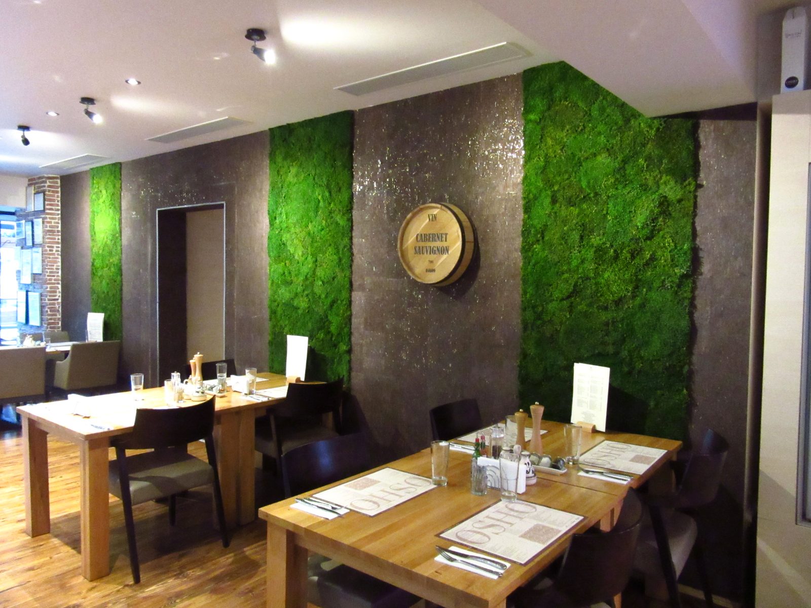 Perete vegetal Green Walls pentru restaurant