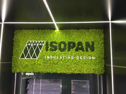 Perete de licheni stabilizați – Isopan, foto 2 din 8